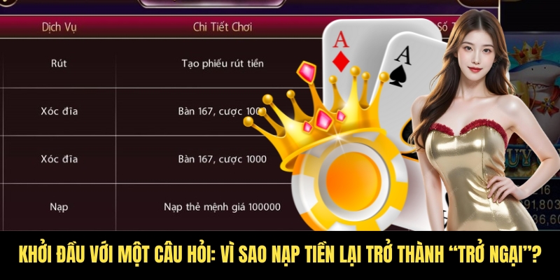Nạp tiền Tài Xỉu cực nhanh – Nhận ngay ưu đãi hấp dẫn 2 Trở ngại khi nạp tiền Tài Xỉu là gì?